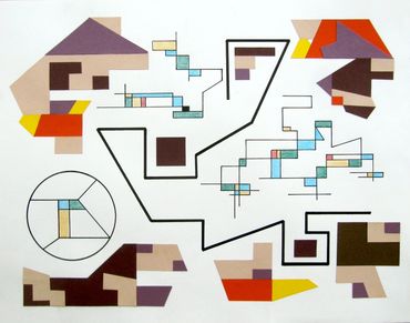 artworks, drawing,acuity, modern art, geometric art, mixed media, abstract art, contemporary art