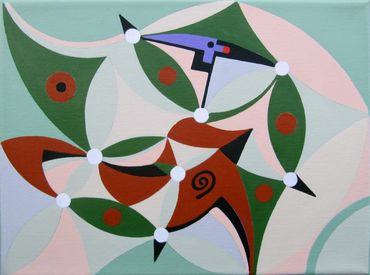 artworks, original painting, modern art, geometric art, abstract, acrylic, contemporary, mjsafran