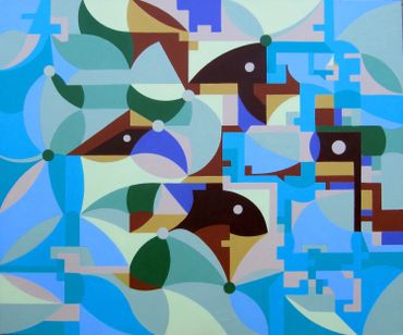artworks, painting, original painting, geometric art, michael j safran, mjsaf, modern art, acrylic