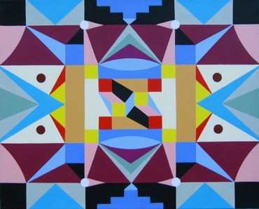 artworks, original painting, geometric art, modern art, mjsafran, michael safran, games, mjsaf, art