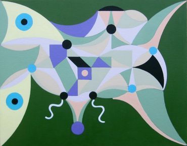artworks, original painting, geometric art, modern art, abstract art, mjsafran, michael safran
