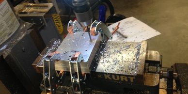 Building a mold for a desktop injection molder, CNC machining, mechanical design, prototyping, value