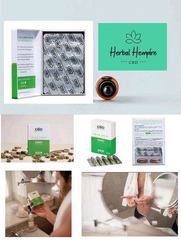 Herbal hempire business promotional pictures 