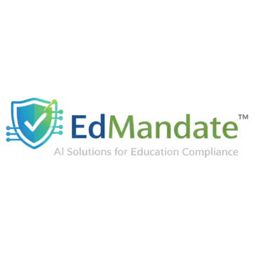 EdMandate logo with a shield and checkmark symbolizing compliance and security.