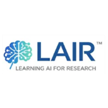 Logo of LAIR with a brain-leaf design and the text Learning AI for Research.