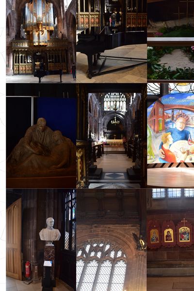 Collection of Art photography taken at the Manchester cathedral, Manchester, united Kingdom.