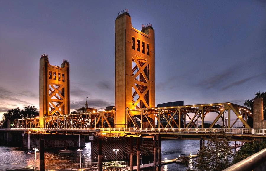 Sacramento tower bridge picture. Marketing