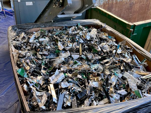 Physical hard drives shredded