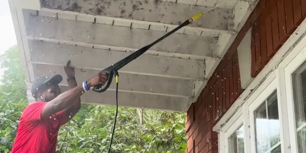 Pressure washing 