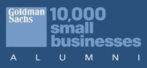 Goldman Sachs 10,000 Small Businesses Alumni logo.