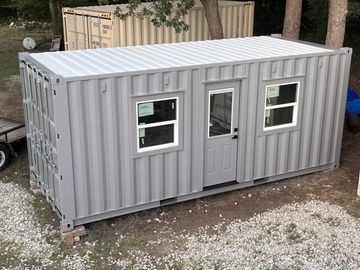 Exterior View with Roof Painted with White Reflective Paint to Reduce Heat Intrusion