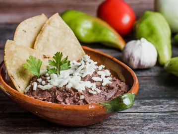 Refried beans  from Amigo's Mexican Caterers, Chicago's Favorite Taco Caterer