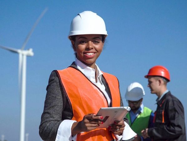 engineer with a tablet 