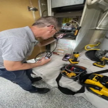 Detailed furnace safety inspection and heat exchanger cleaning by Affordable Heating and Air Conditi