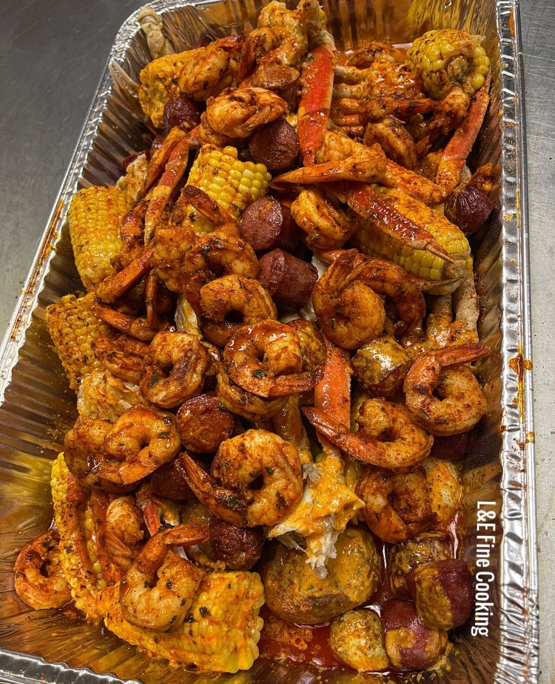 L&E Fine Cooking Seafood Boils, Italian, Take Out