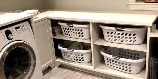 Multiple shelves and compartments for storing shoes, coats, bags, and more