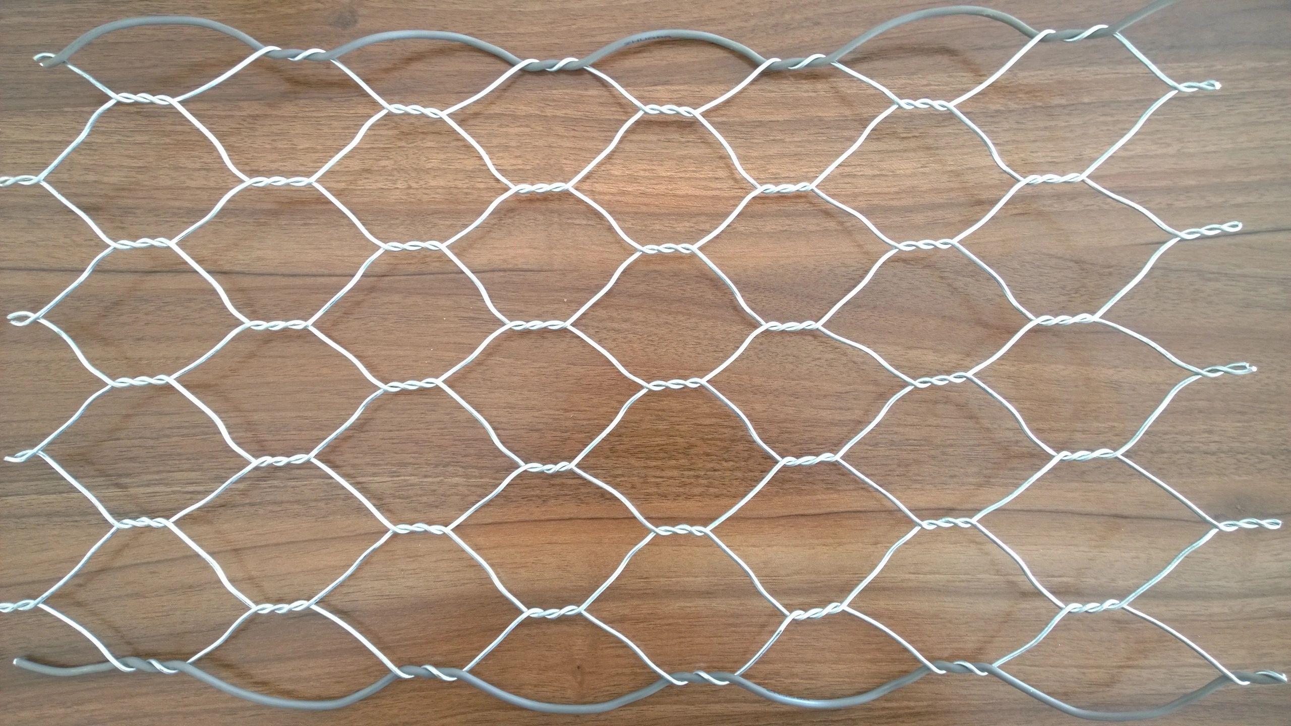 Galvanized Gabion with PVC Coated Selvedge