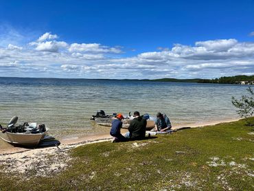 Bringing kids to Crystal Lodge on Cree Lake to enjoy days on the water and lunches on the shore. 