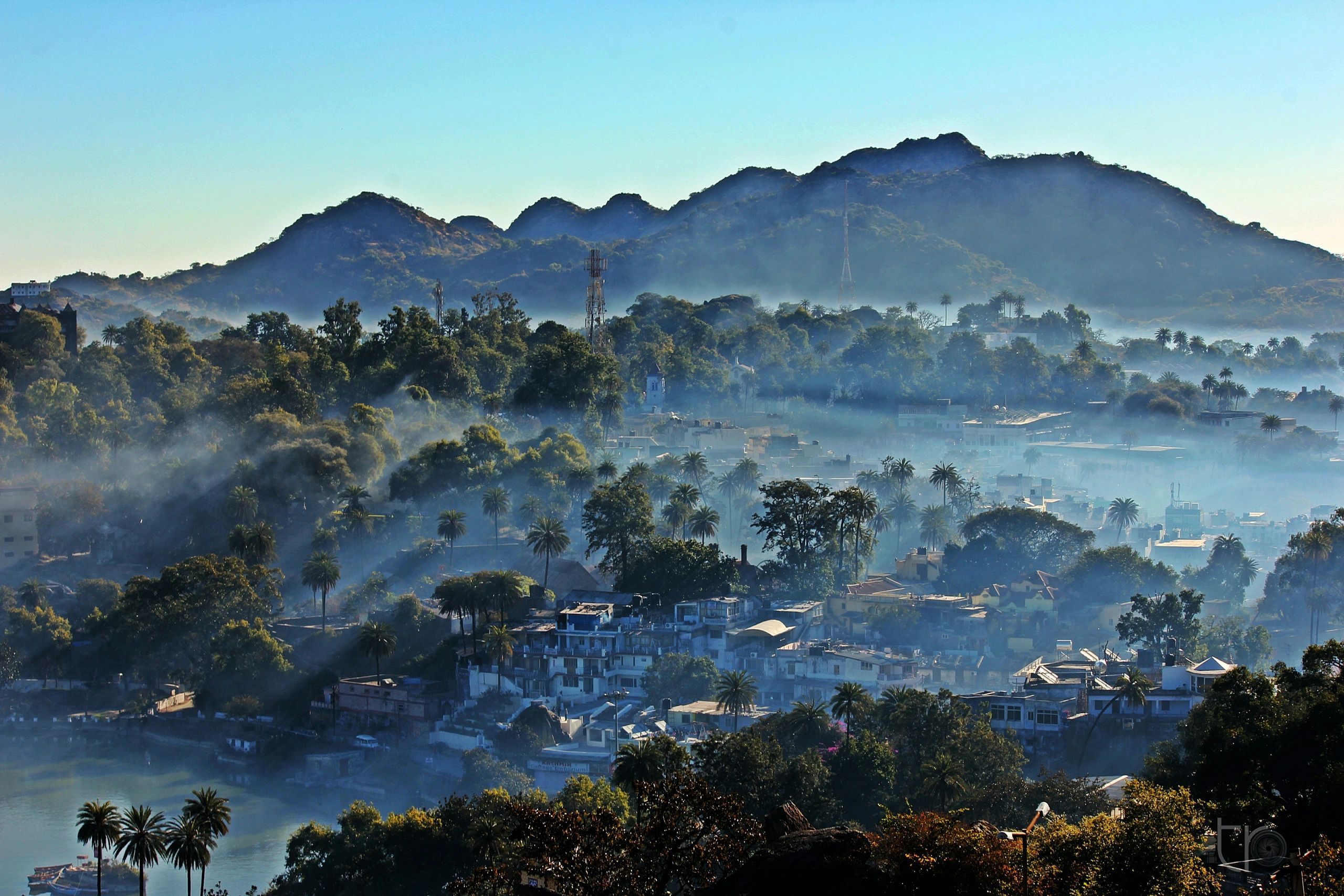 View of Monsoons in mount abu