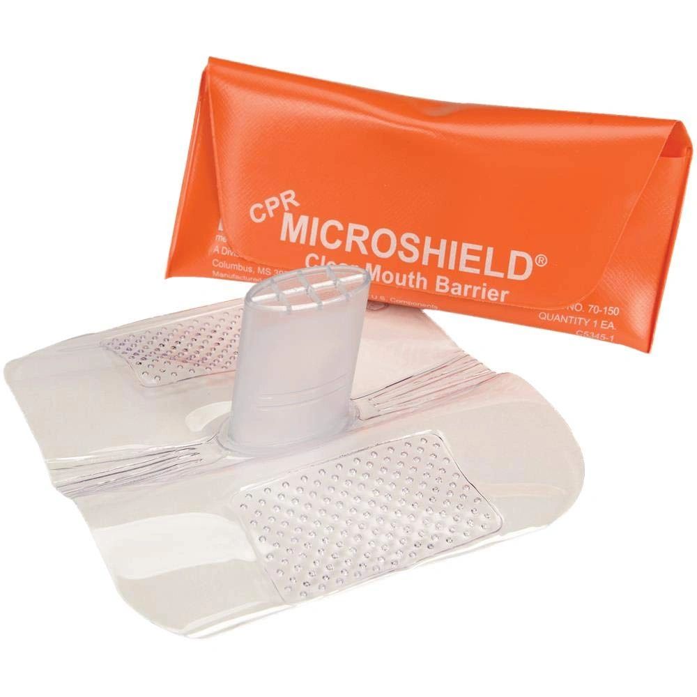 CPR Microshield - clear mouth barrier