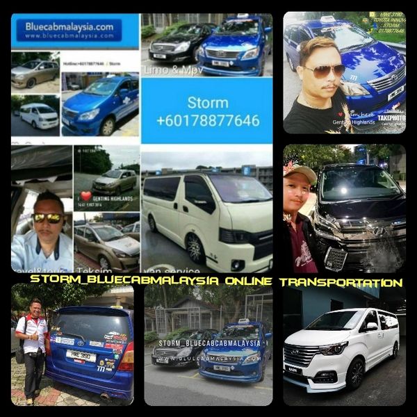 Taxi service station Blue cab Malaysia VIP ONLINE 