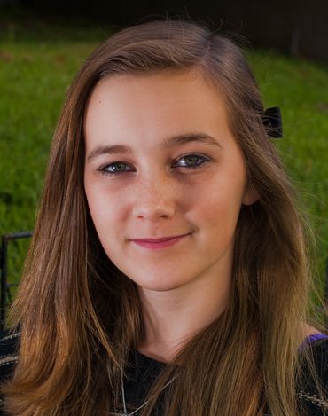 Professional head shots of a girl