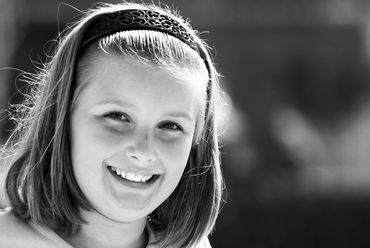 Professional head shots of a girl