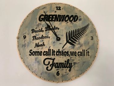 Special Order - Large clock for a birthday present