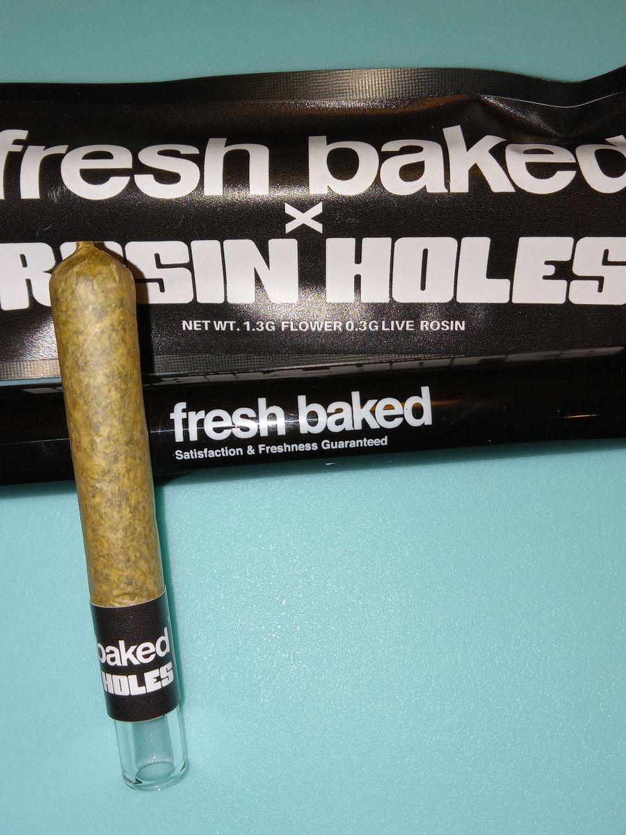 fresh-baked-rosin-holes-preroll
