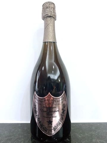 粉紅香檳王 金屬牌2000