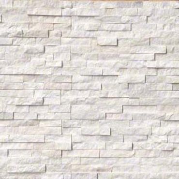 Stacked Stone_Ledger Panels_Arctic White_Houston