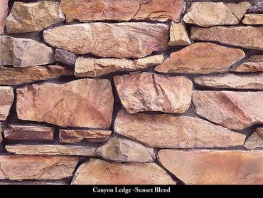 Stone Cladding-Coronado Stone_Canyon Ledge_Sunset Blend_Houston_Americas Stone Company