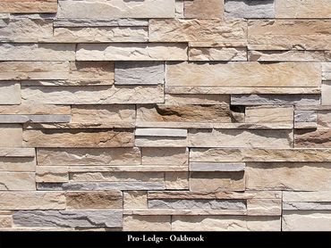 Stone Cladding-Coronado Stone Veneer - Manufactured Veneer - Pro -Ledge - Oakbrook in Houston
