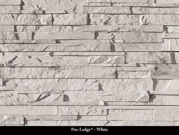 Coronado Stone Veneer - Stone Cladding- Manufactured Veneer - Pro -Ledge White - Houston