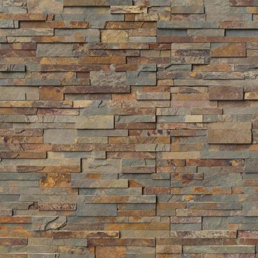 Stacked Stone_Ledger Panels_ Gold_Rush_Houston