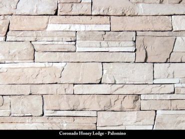 Stone Cladding_Coronado_Stone_Products_Manufactured_Stone_Veneer_CoronadoHoneyLedge_Palomino_Houston