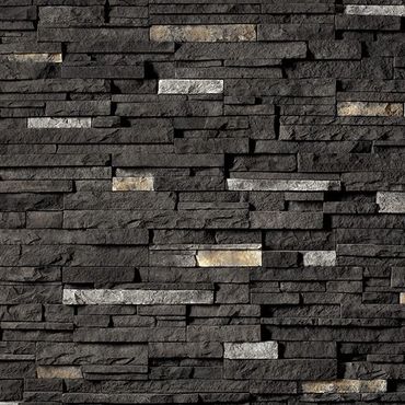Cultured Stone - Pro-Fit-Alpine Ledge stone - Black Rundle - Houston