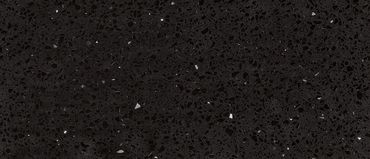 QUARTZ COUNTER TOPS - SPARKLING BLACK QUARTZ PREFABRICATED COUNTER TOP