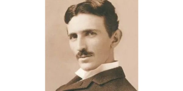 Portrait of a man with a mustache and vintage attire.