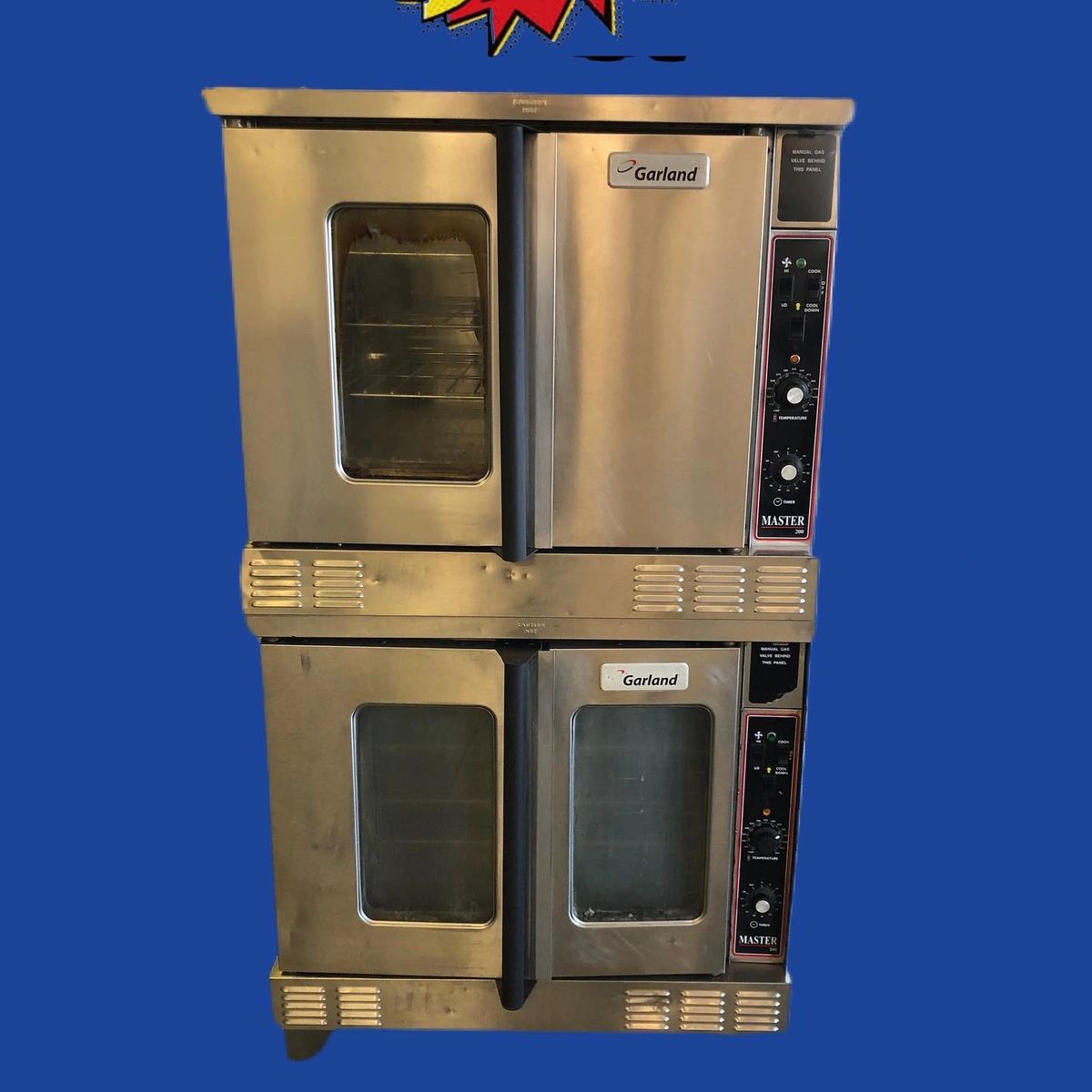 Garland MCOGS20S Master Series Double Deck Standard Depth Full Size