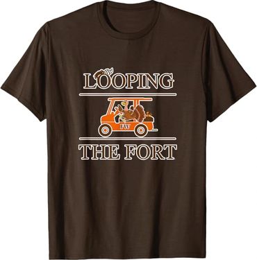 LOOPING THE FORT LOGO WITH TURKEY NUTS AND GOLF CART