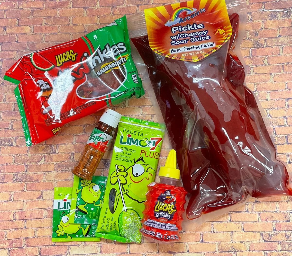 Arcoiris sour chamoy pickle bundle