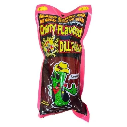 Cherry flavored dill pickle