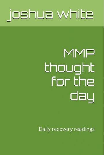 Book cover titled 'MMP Thought for the Day' by Joshua White.