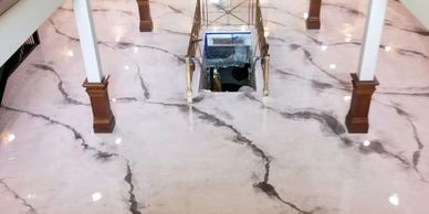 Marble floor