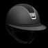 Miss Shield Flower Embroidery Crystal Fabric Helmet