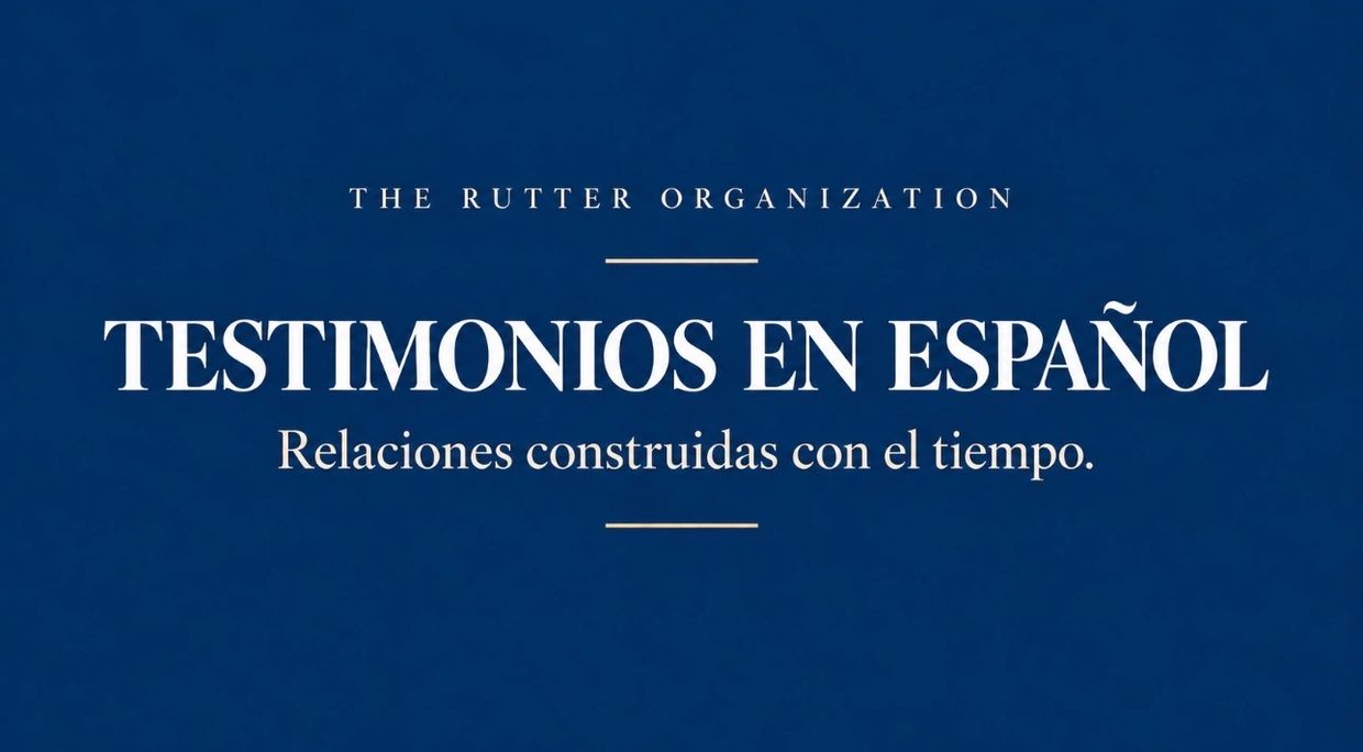 Spanish testimonies by The Rutter Organization.