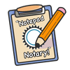 Notepad notary