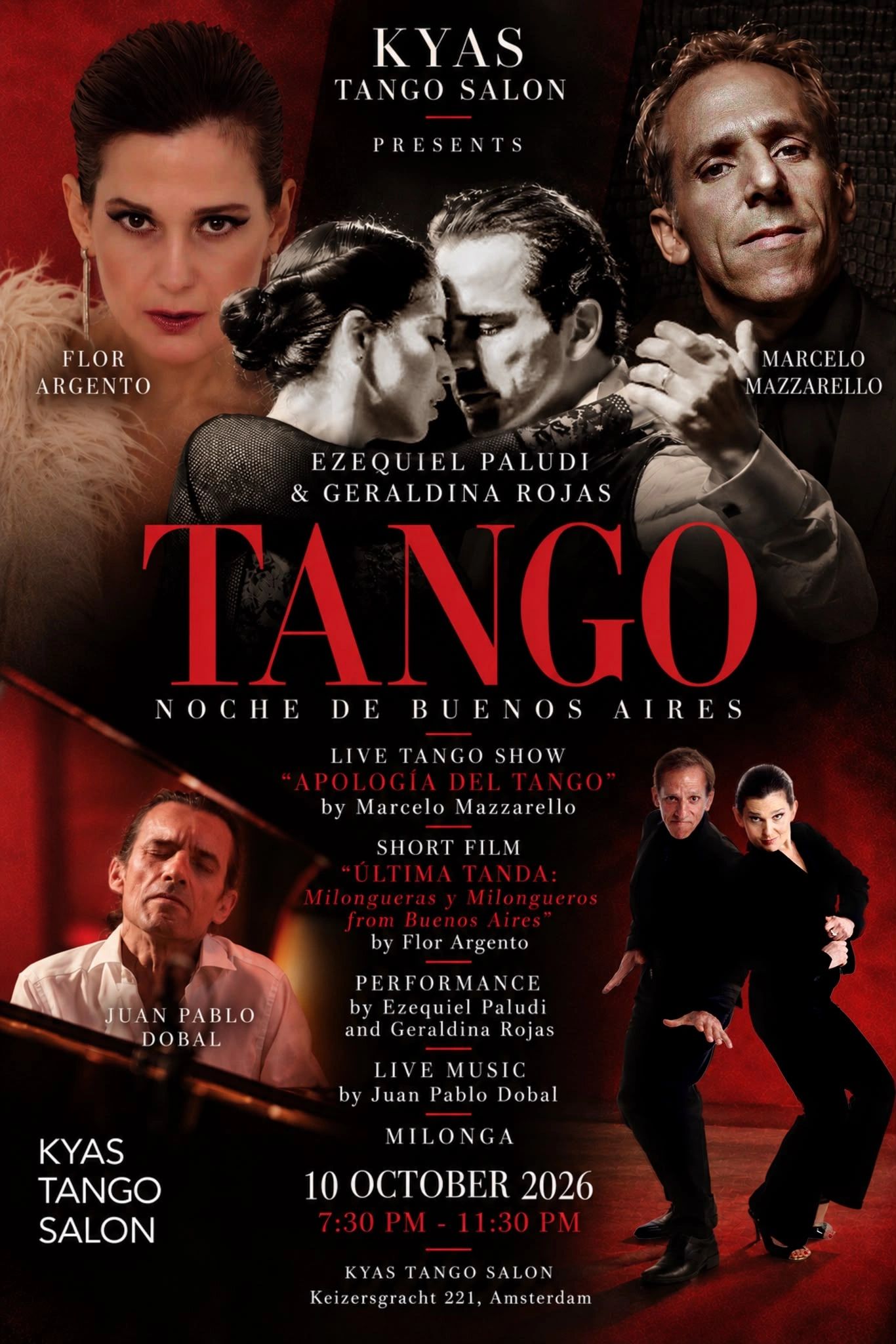 TANGO, noche de Buenos Aires in Amsterdam