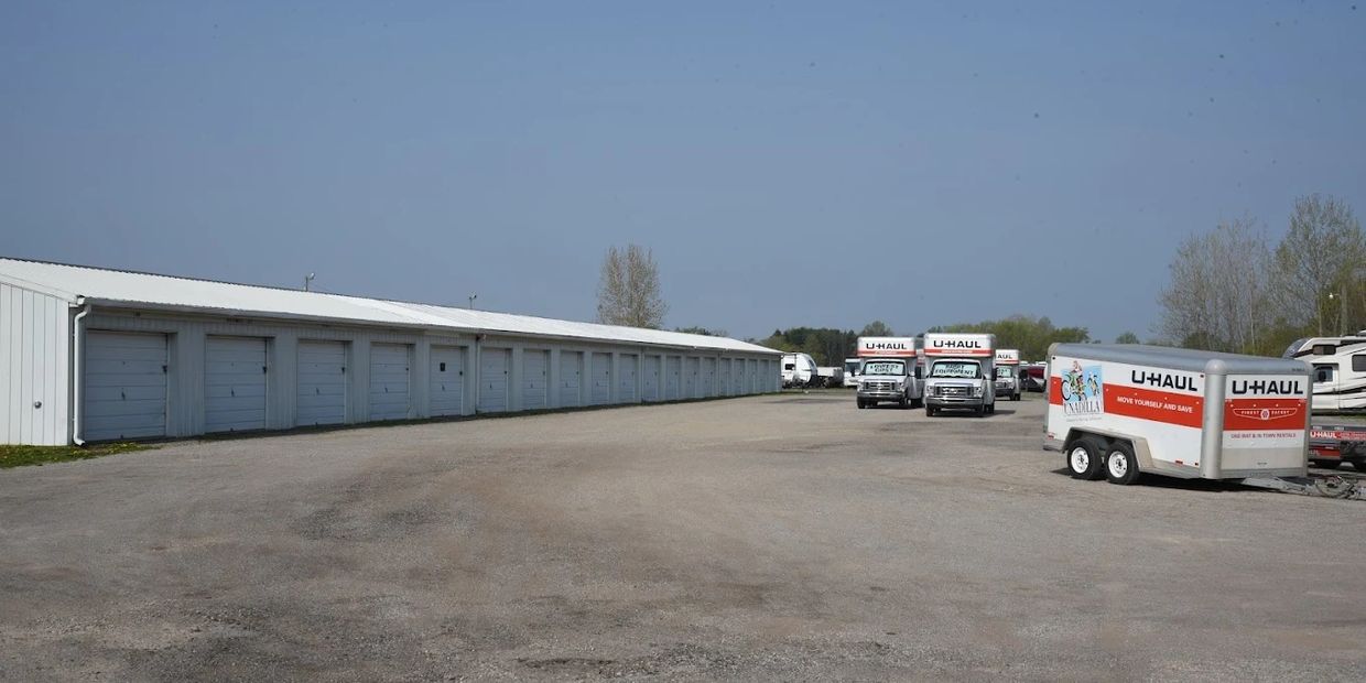 Storage Units for rent in Berrien Springs, Michigan.